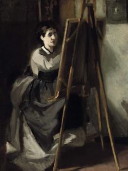 伊娃 岡薩雷斯 La jeune eleve, Portrait of Sister as Artist 伊娃 岡薩雷斯 La jeune eleve, Portrait of Sister as Artist